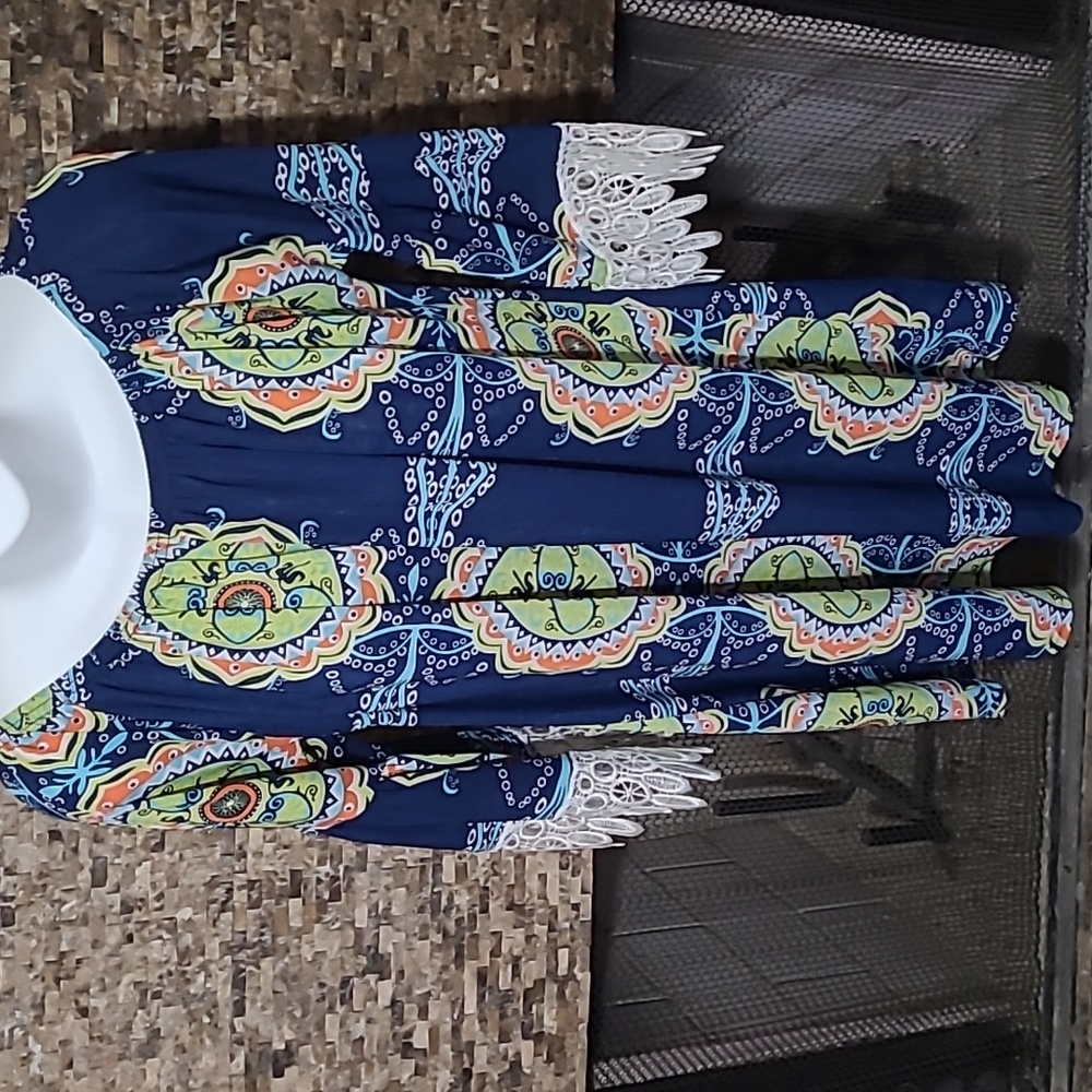 Women Win Win Print Tunic💙 SIZE L-XL